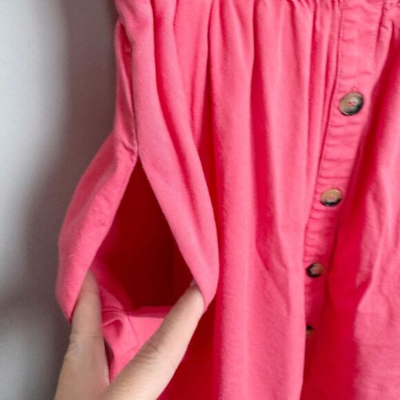 BA&SH | Coral Lincoln Short Sleeve Button-Up Mini Dress Women’s Size X-Small - Picture 7 of 13